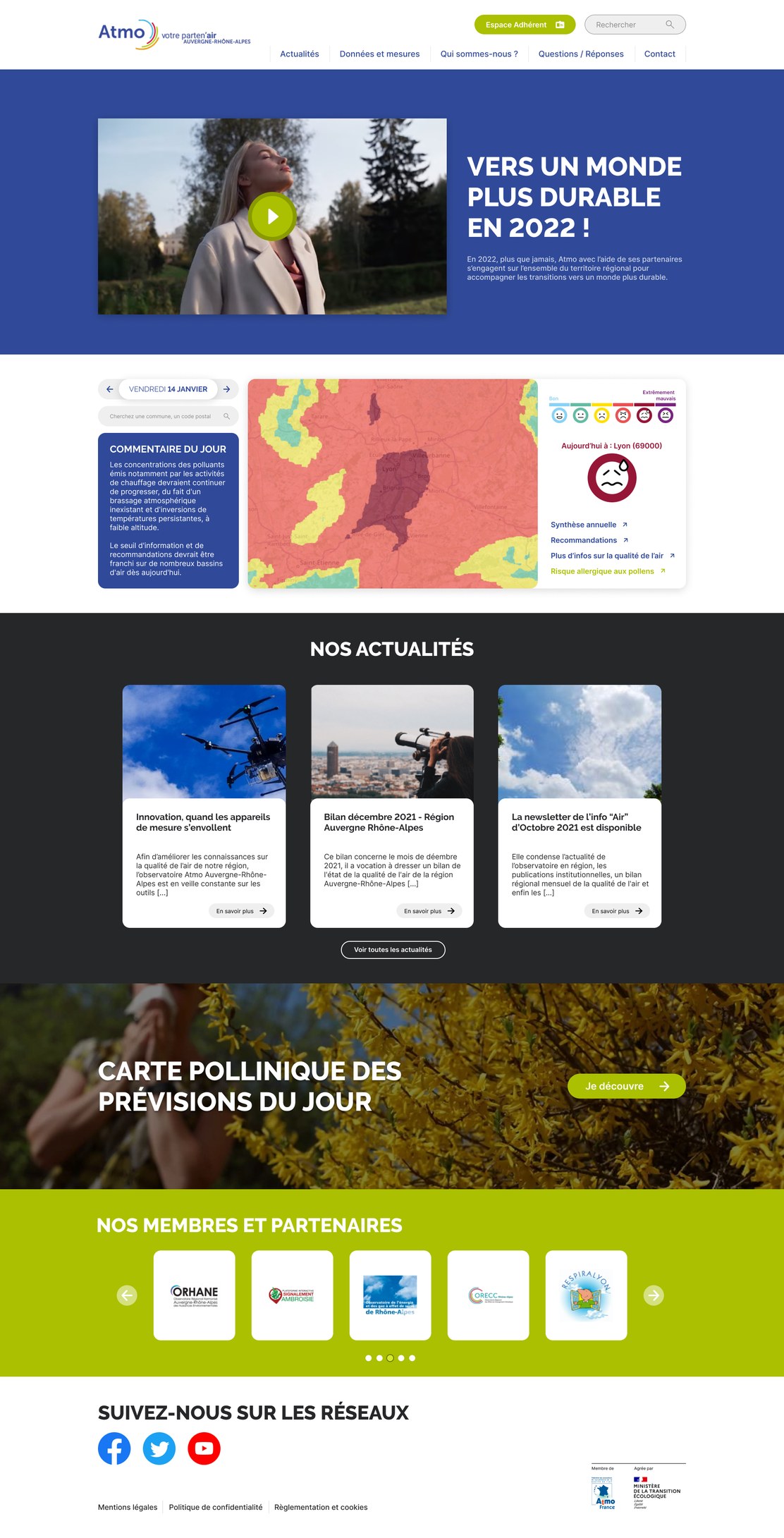 La mise en forme de l'après-midi, en desktop